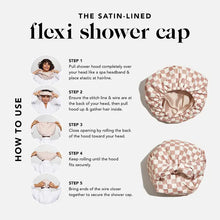Load image into Gallery viewer, Satin Lined Flexi Shower Cap
