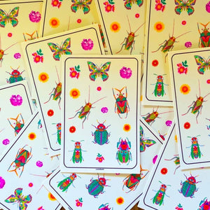 Insect & Flower Sticker Sheet