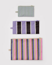 Load image into Gallery viewer, Flat Pouch Set - Candy Shop Stripes
