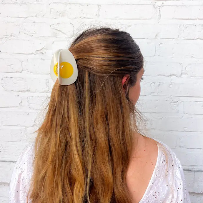 Midi Egg Hair Claw - Tigertree