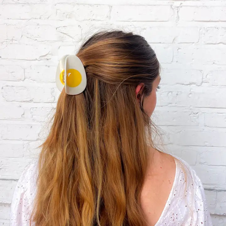 Midi Egg Hair Claw - Tigertree