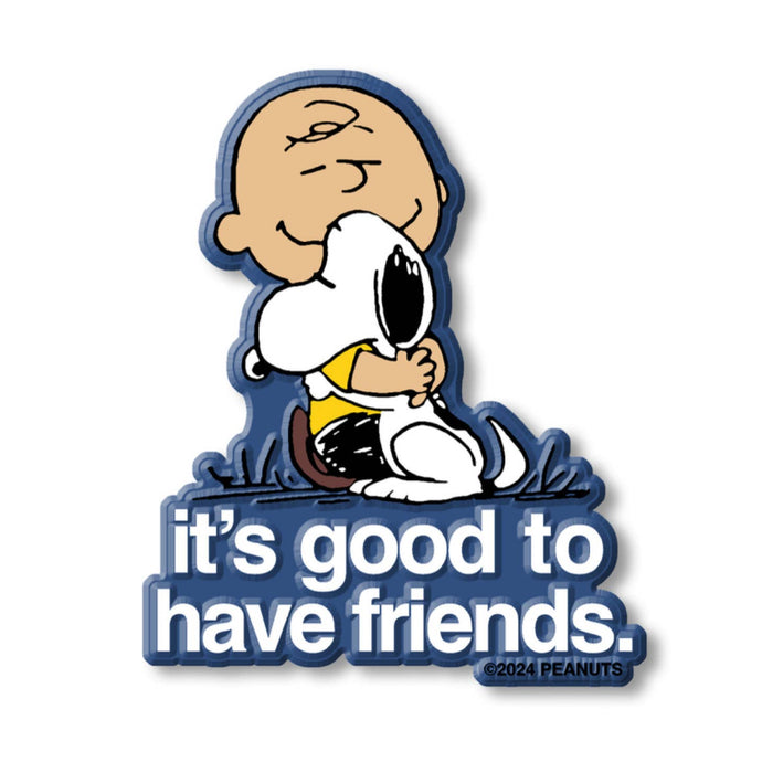 Snoopy Good Friends Magnet - Blue - Tigertree