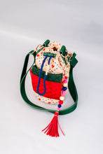 Load image into Gallery viewer, Water Bottle Sling- Cherry Hearts - Tigertree
