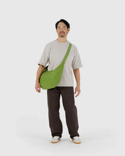 Load image into Gallery viewer, Large Nylon Crescent Bag - Green Juice
