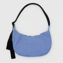 Load image into Gallery viewer, Medium Nylon Crescent Bag - Cornflower
