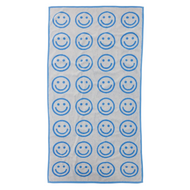 Bath Towel - Sky Blue Happy