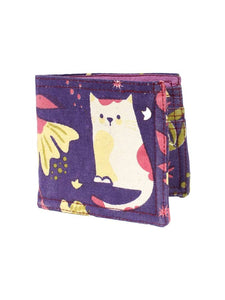 Cat and Flower Wallet