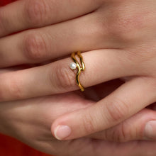 Load image into Gallery viewer, Cove Ring- 18K Gold Plated - Tigertree
