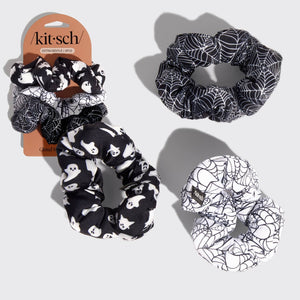 Cloud Scrunchies Set of 3- Spiderweb