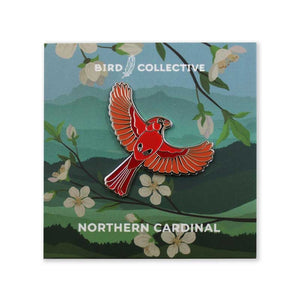 Northern Cardinal Enamel Pin - Tigertree