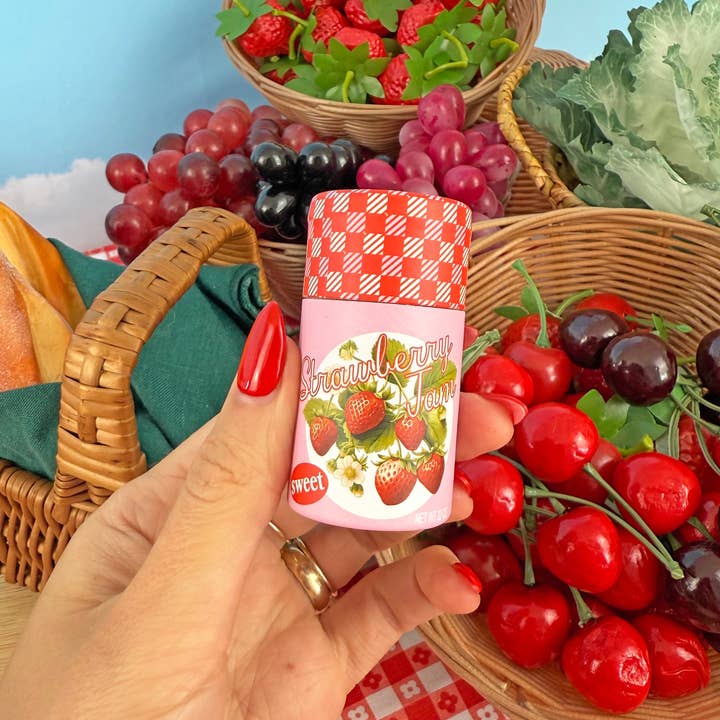 Strawberry Jam Match Jar