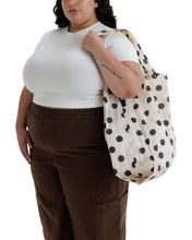 Load image into Gallery viewer, Big Baggu - Cream and Black Polka Dot
