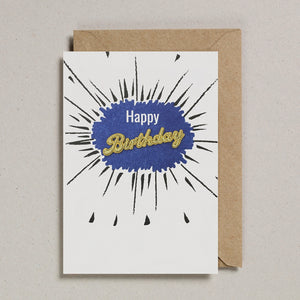 Happy Birthday Embroidery Card - Tigertree