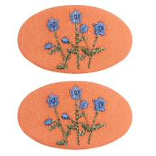 Load image into Gallery viewer, Fabric Floral Embroidery Hair Clip - Tigertree
