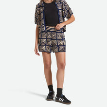 Load image into Gallery viewer, Crochet Shorts- Mood Indigo/ Off White
