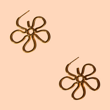 Load image into Gallery viewer, Buttercup Hoops 18k Gold Plated
