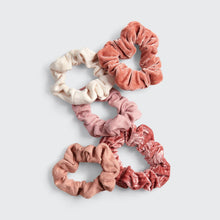 Load image into Gallery viewer, Velvet Scrunchies - Blush and Mauve
