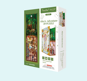Miniature House Book Nook Kit: Alice's Adventures - Tigertree