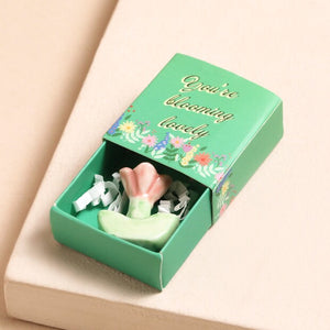 Tiny Matchbox Ceramic Token Grow Plant Pot