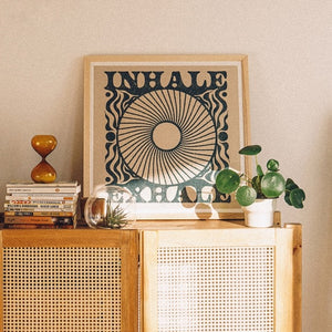 Inhale Exhale Print - Tigertree