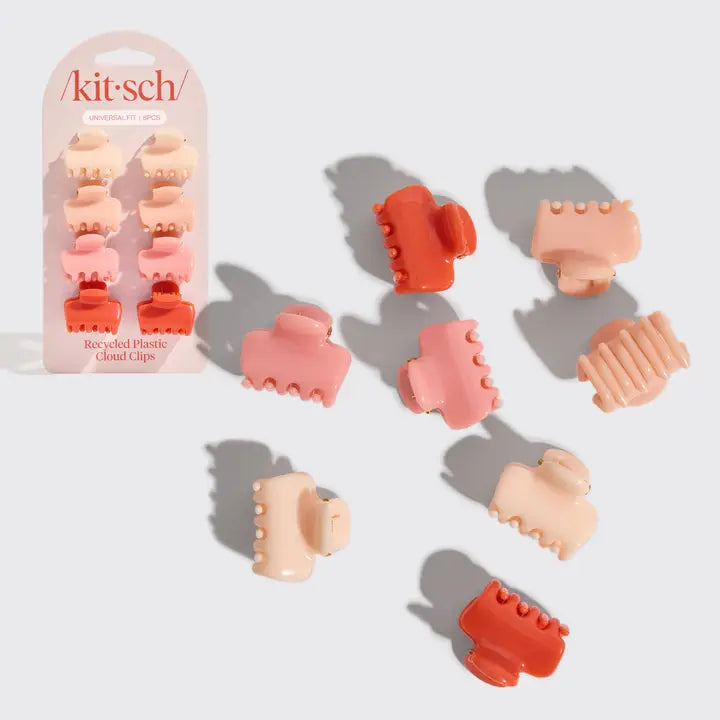 Recycled Mini Cloud Clips Set of 8