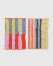 Load image into Gallery viewer, Hand Towel Set of 2 - Pool Stripe Mix - Tigertree
