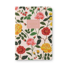 Load image into Gallery viewer, Roses Stitched Notebooks S/3
