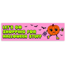 Load image into Gallery viewer, Shopping for Halloween Sticker
