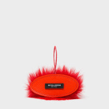Load image into Gallery viewer, Tree Ornament - Red Fuzzy Monster
