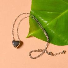 Load image into Gallery viewer, Can&#39;t Heartly Wait Silver Mini Necklace
