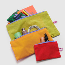 Load image into Gallery viewer, Flat Pouch Set - Vacation Colorblock - Tigertree
