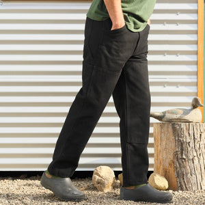 Canvas Work Pants - Black - Tigertree