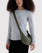 Load image into Gallery viewer, Small Nylon Crescent Bag - Caper

