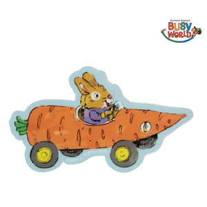 Richard Scarry Carrot Car Sticker