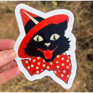 Cat Witch Sticker - Tigertree