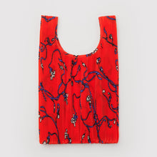 Load image into Gallery viewer, Pleated Baggu- Red Snapdragon

