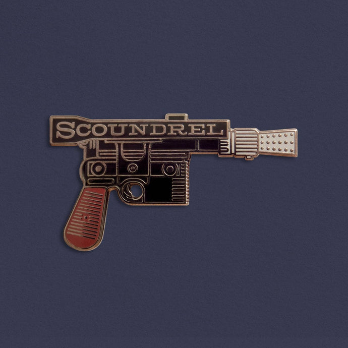 Scoundrel Blaster Enamel Pin - Tigertree