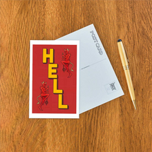Load image into Gallery viewer, Hell, Two Devils Postcard
