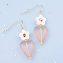 Load image into Gallery viewer, Freya Rhinestone Heart Earrings
