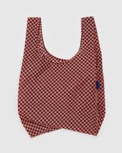 Load image into Gallery viewer, Standard Baggu - Pink Brown Check
