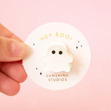 Load image into Gallery viewer, Hey Boo! Ghost Mini Hair Clip - Tigertree
