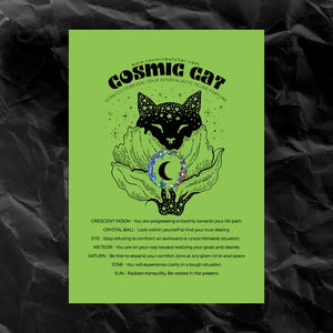 Cosmic Cat Scratch Off Fortune Card