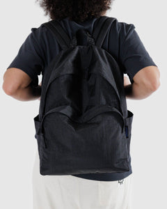 Large Nylon Backpack - Black - Tigertree