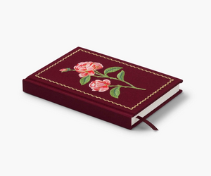 Roses Embroidered Journal