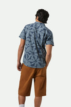 Load image into Gallery viewer, Charter Short Sleeve Button Up - Washed Navy/Azure Blue Floral
