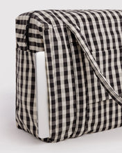 Load image into Gallery viewer, Cloud Carry-on - Black and Cream Gingham
