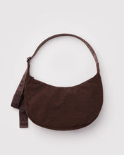 Load image into Gallery viewer, Medium Nylon Crescent Bag - Coffee - Tigertree
