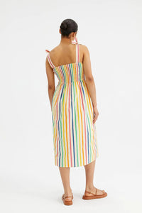 Candy Striped Sun Dress - Tigertree