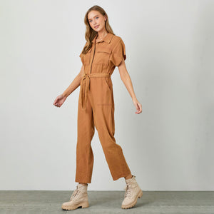 Nova Jumpsuit - Cognac