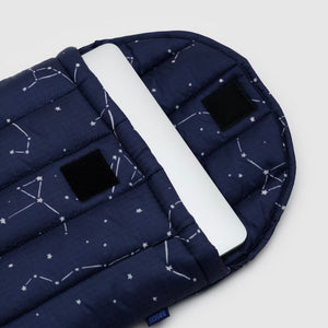 Puffy Laptop Sleeve 13"/14" - Constellation Midnight